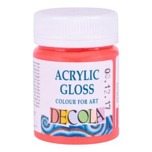 Decola Acrylic Gloss Colours-50ml Open Stock (MADE IN RUSSIA) - Coral