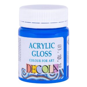 Decola Acrylic Gloss Colours-50ml Open Stock (MADE IN RUSSIA) - BLUE DEEP
