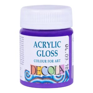 Decola Acrylic Gloss Colours-50ml Open Stock (MADE IN RUSSIA) - Violet