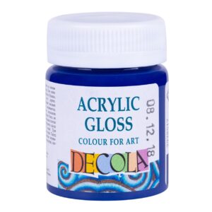 Decola Acrylic Gloss Colours-50ml Open Stock (MADE IN RUSSIA) - BLUE