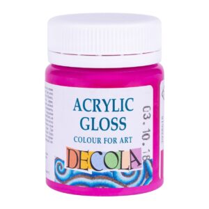 Decola Acrylic Gloss Colours-50ml Open Stock (MADE IN RUSSIA) - FUCHSIA