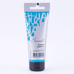 Sonnet Acrylic Colour 75ml Open Stock (MADE IN RUSSIA) - TURQUOISE BLUE