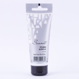 Sonnet Acrylic Colour 75ml Open Stock (MADE IN RUSSIA) - TitaniumWhite
