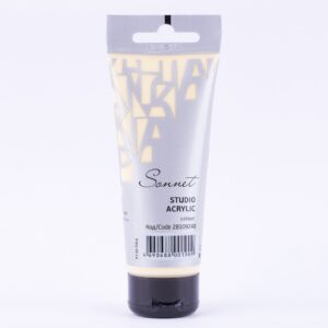 Sonnet Acrylic Colour 75ml Open Stock (MADE IN RUSSIA) - Pastel Yellow