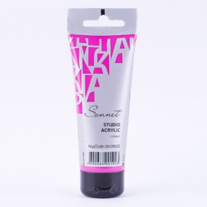 Sonnet Acrylic Colour 75ml Open Stock (MADE IN RUSSIA) - Rose