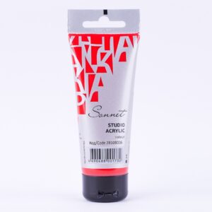 Sonnet Acrylic Colour 75ml Open Stock (MADE IN RUSSIA) - Red Light