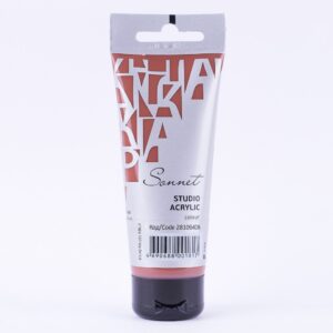 Sonnet Acrylic Colour 75ml Open Stock (MADE IN RUSSIA) - Burnt Sienna