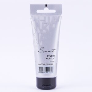 Sonnet Acrylic Colour 75ml Open Stock (MADE IN RUSSIA) - Silver