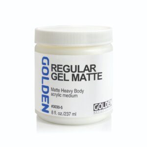 Golden Regular Gel Matte-946ml/237ml - Golden Regular Gel Matte-237ml