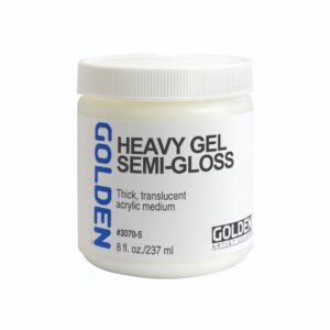 Golden Heavy Gel Semi-Gloss-946ml/237ml - Golden Heavy Gel Semi-Gloss-237ml