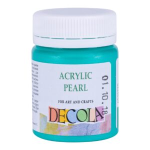 Decola Acrylic Pearl Colours-50ml Green (MADE IN RUSSIA) - Green