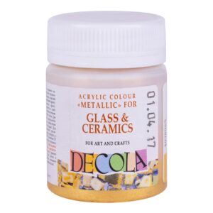 Decola Glass Colour 50ml Mettalic Shades Open Stock (MADE IN RUSSIA) - Cuprum