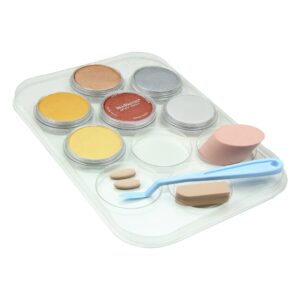 PanPastel Metallic Colours Sets - Hanging Pack Metallic Painting Kit - 6 Metallic Colors, palette & Sofft Tools