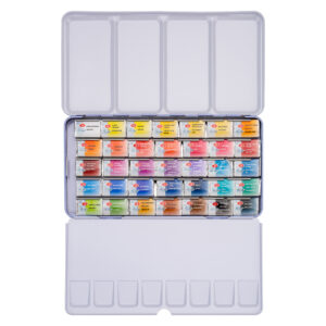 White Night's Artist's Water Colour Metal Palette Full Pans Sets - White Night's Artist's Water Colour Metal Palette Full Pans Set of 35