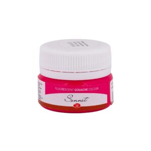 Sonnet Fluorescent Gouache Colours Open Stock-20ml - Sonnet Fluorescent Pink Gouache Colour 20ml