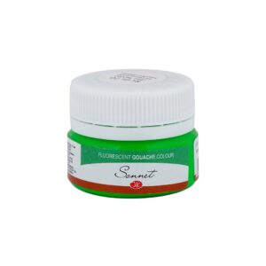 Sonnet Fluorescent Gouache Colours Open Stock-20ml - Sonnet Fluorescent Green Gouache Colour 20ml