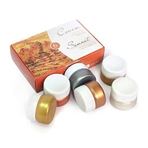 Sonnet Metallic Gouache Colour Set 6 x 20ml - Sonnet Metallic Gouache Colour Set 6 x 20ml