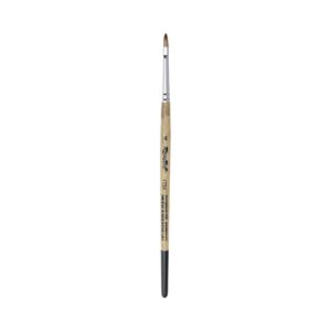ROUBLOFF OVAL BRUSH-MONGOOSE IMITATION (1T34) - ROUBLOFF OVAL BRUSH-MONGOOSE IMITATION (1T34)SIZE:4