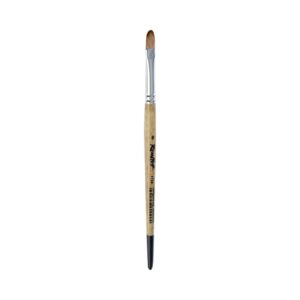 ROUBLOFF OVAL BRUSH-MONGOOSE IMITATION (1T34) - ROUBLOFF OVAL BRUSH-MONGOOSE IMITATION (1T34)SIZE:8