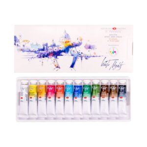 White Nights Artist's Water Colour Tubes Set 12x10ml (“IWS Recommended”) - White Nights Artist's Water Colour Tubes Set “IWS”