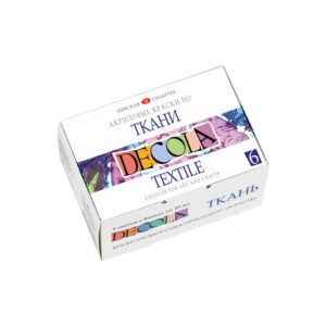 DECOLA TEXTILE PAINT SET (MADE IN RUSSIA) - DECOLA TEXTILE PAINT SET-6x20ml