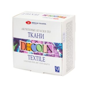 DECOLA TEXTILE PAINT SET (MADE IN RUSSIA) - DECOLA TEXTILE PAINT SET-9x20ml
