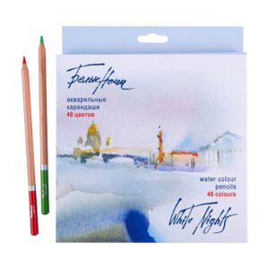 White Nights Watercolor Pencils Sets - White Nights Watercolor Pencils Set of 48