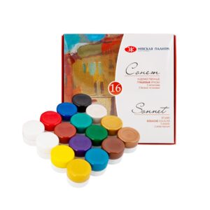 Sonnet Gouache Set 16 shades x 20ml - Sonnet Gouache Set 16 shades x 20ml